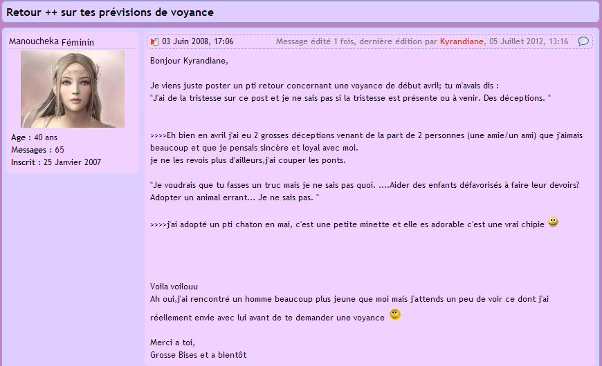 retour de voyance de manoucheka